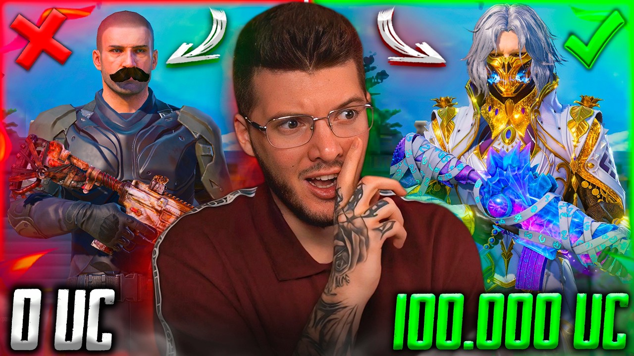 ОН ИГРАЕТ 7 ЛЕТ и Я ПРОКАЧАЛ ЗАВОЕВАТЕЛЯ на 100000 UC В PUBG MOBILE! ПРОКАЧКА АККАУНТА В ПУБГ МОБАЙЛ