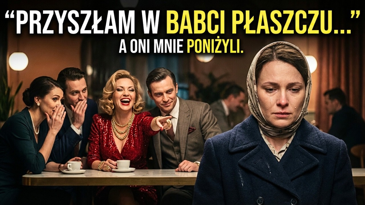 Przyszła na spotkanie absolwentów w starym płaszczu swojej babci. Wszyscy się śmiali