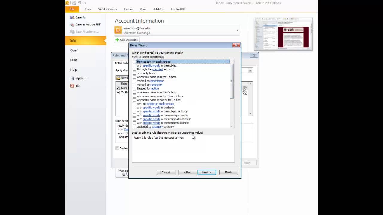 How To Forward Emails In Outlook 2010 YouTube