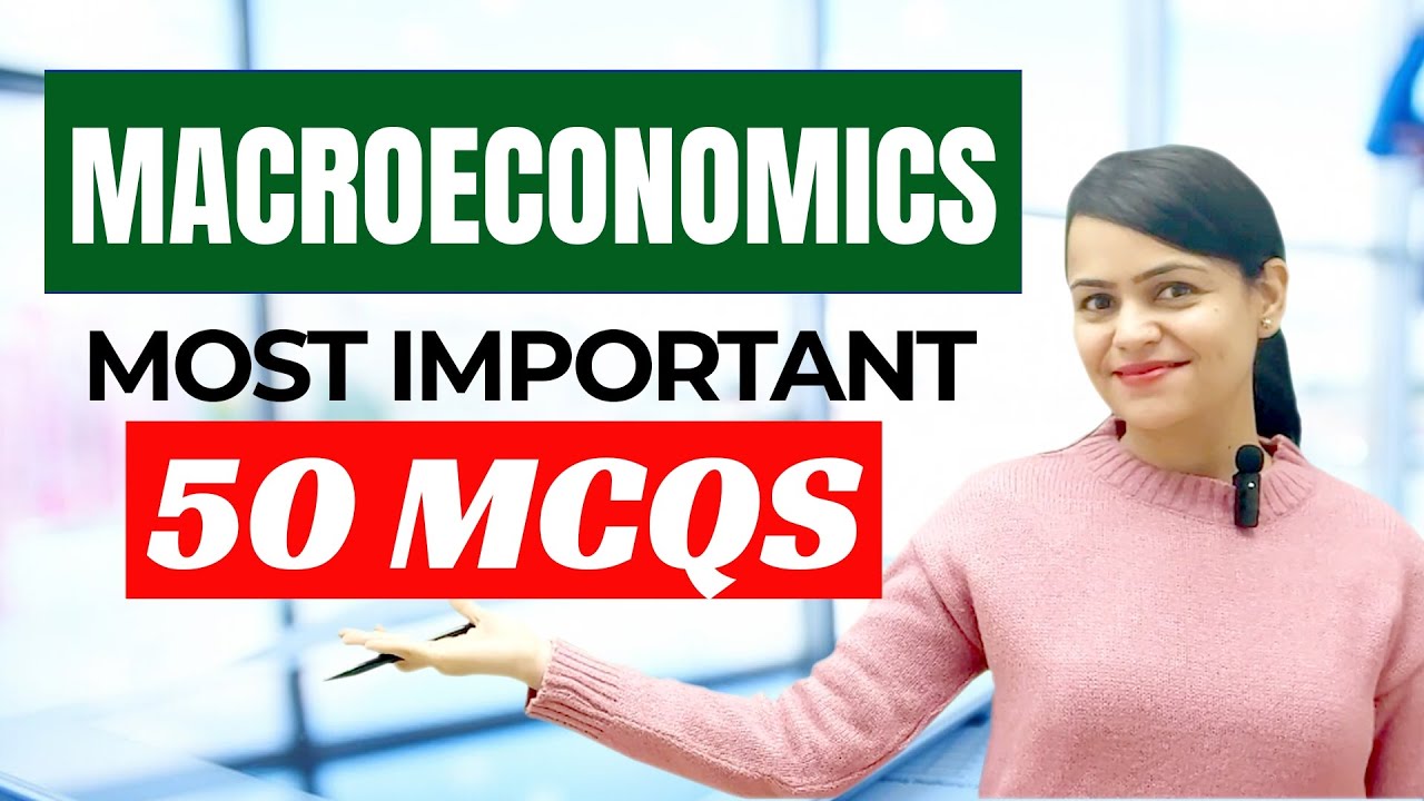 Top 50 Most Important MCQs Macroeconomics | MCQs Economics | Class 12th ...