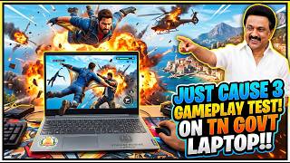 Just Cause 3 Gameplay Test on TN Govt Laptop (HP Ryzen 3 7320U, 8GB RAM)