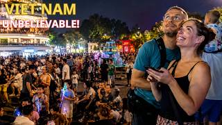 Amazing Soft Lights, Huge Crowds! Saturday Night at Hoan Kiem Lake | Thousands Fill Hanoi Street 4K screenshot 5