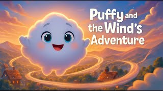☁️ Puffy and the Wind’s Adventure 🌬️✨ Bedtime Story for Kids 🌙💖