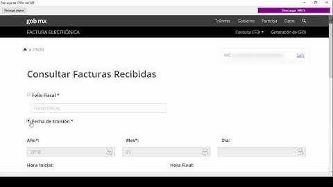 Descarga masiva de CFDI código fuente C#