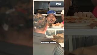 A Bronx pizzeria owner’s sign to people eating from his trash: ‘Come inside’