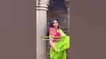 Cutout Transition Tutorial 😍| Inshot Video editor #inshoteditor #edit #shorts