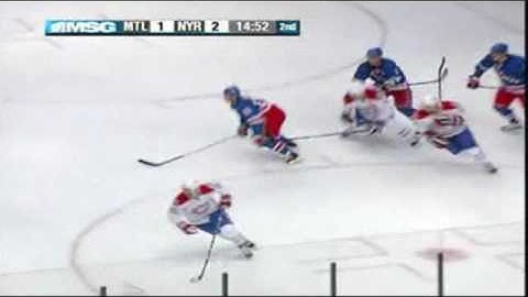 Mike Komisarek hit on Sean Avery