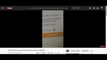 How to record your screen and facecam with chromebook   YouTube