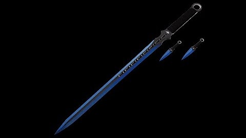 Blender Modelling: Modern Sword And Throwing Knives