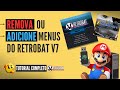 Como remover o Menu Retrobat e outras coleções da interface do Retrobat V7 #multijogos