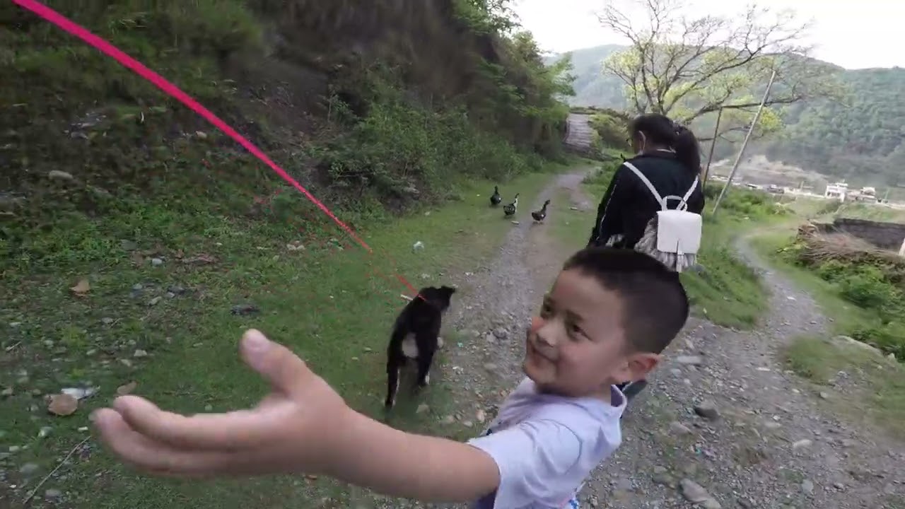WITH PAKACHU AT SUSPENSION BRIDGE