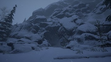 The Wintering [WINTER SURVIVAL GAME UE4] - Cave & SnowTrails