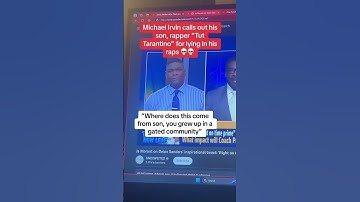 Michael Irvin exposes his son rapper Tut Tarantino for lying in his raps