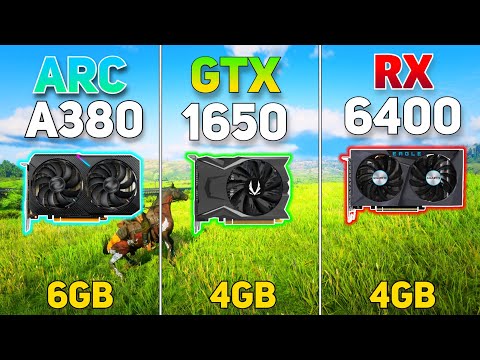 Intel ARC A380 vs GTX 1650 vs RX 6400 | Gaming Benchmark | Test in 9 Games |