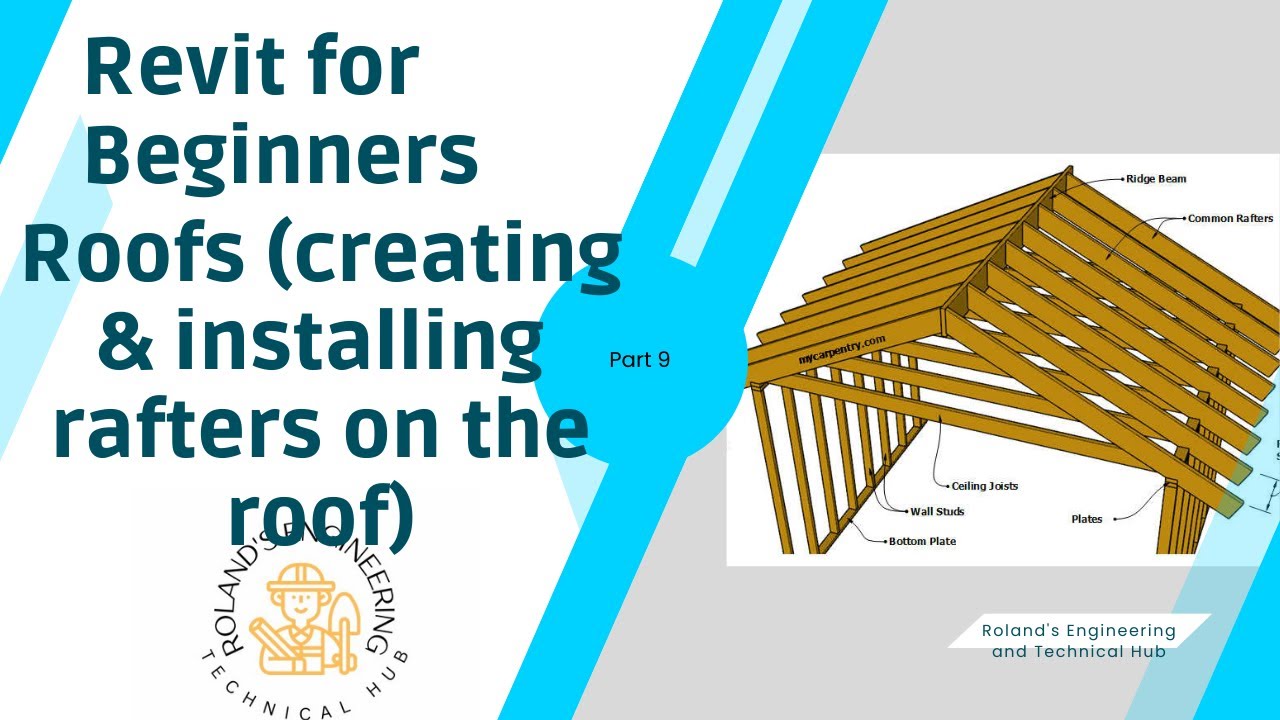 Revit Architecture Roof . Installing Rafters to the roofs, Part 9 ...