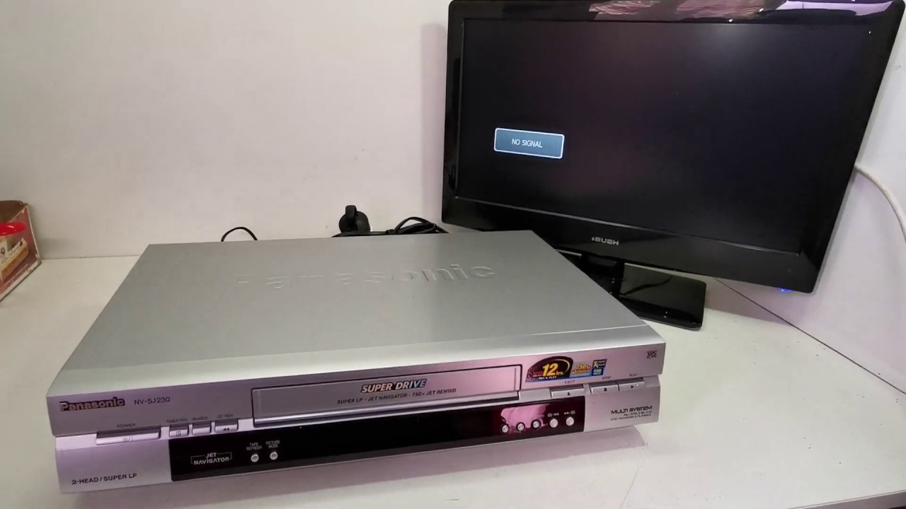 PANASONIC NVSJ230 2 Head VHS VCR Video Cassette Recorder YouTube