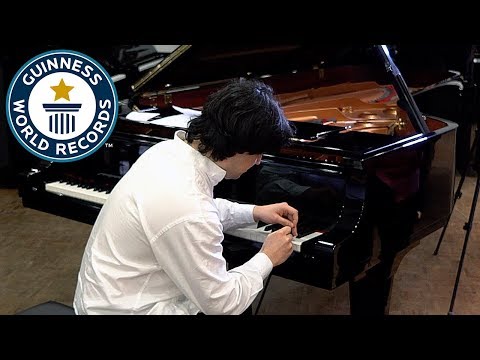 Fastest piano key hitting - Guinness World Records