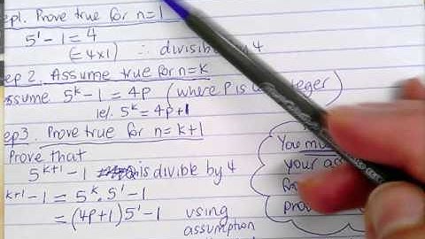 Mathematical Induction Divisibility Video 1