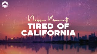 tired of california - Nessa Barrett | Lyric Video Resimi