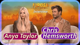 Anya Taylor-Joy and Chris Hemsworth dive into their roles in 'Furiosa: A Mad Max Saga'.