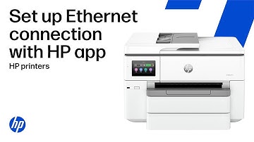 Set up a printer with an Ethernet connection using the HP app | HP printers | HP Support