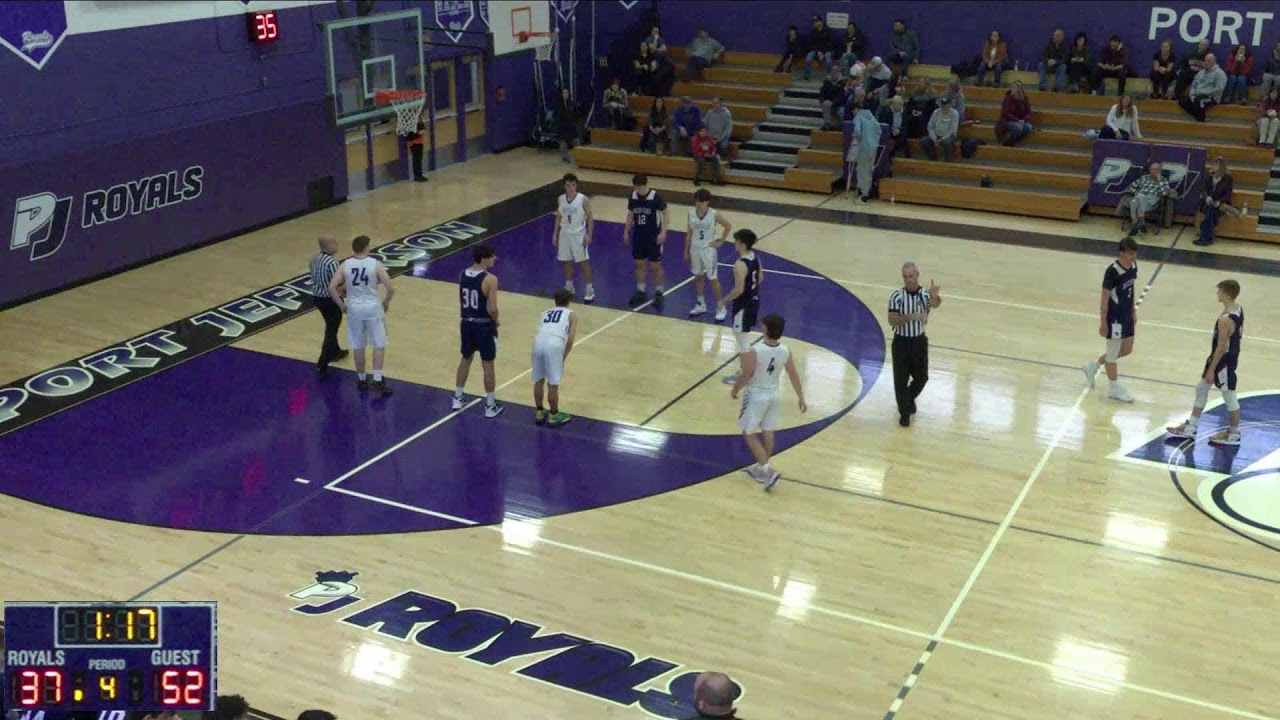 Port Jefferson High vs Miller Place High School Boys' Varsity Basketball YouTube
