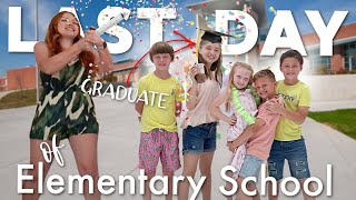 24 hours with 5 KIDS last day school *GRADUATING 6TH GRADE!!*