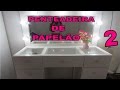 DIY: Penteadeira de Papelão-Meu quarto Meu Cantinho PARTE 02