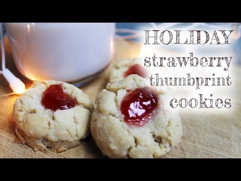 Vegan Strawberry Thumbprint Cookies | Mary's Test Kitchen