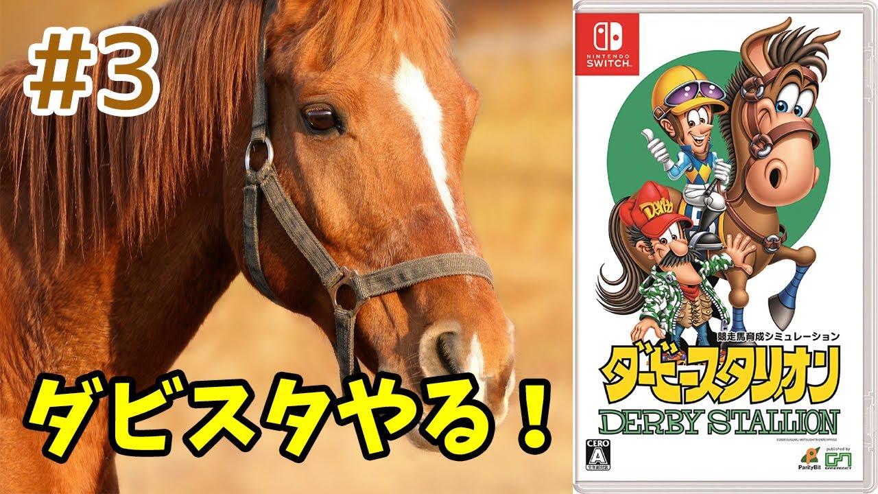 🔴【ダービースタリオン】♯3～G1三勝したけど屋根黒くしたくなっ