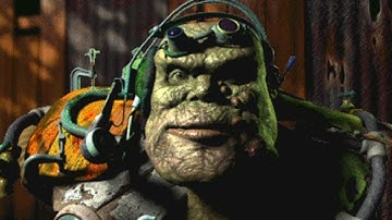 Fallout 2 - Low intelligence Chosen One meets Intelligent super mutant