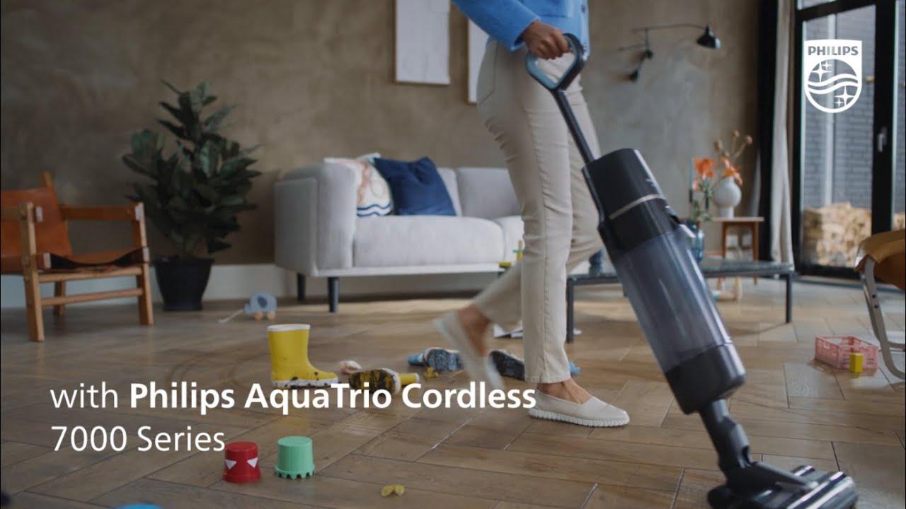 Philips AquaTrio Cordless Wet and Dry Vacuum 7000 Series | XW7110 - YouTube | alle Staubsauger