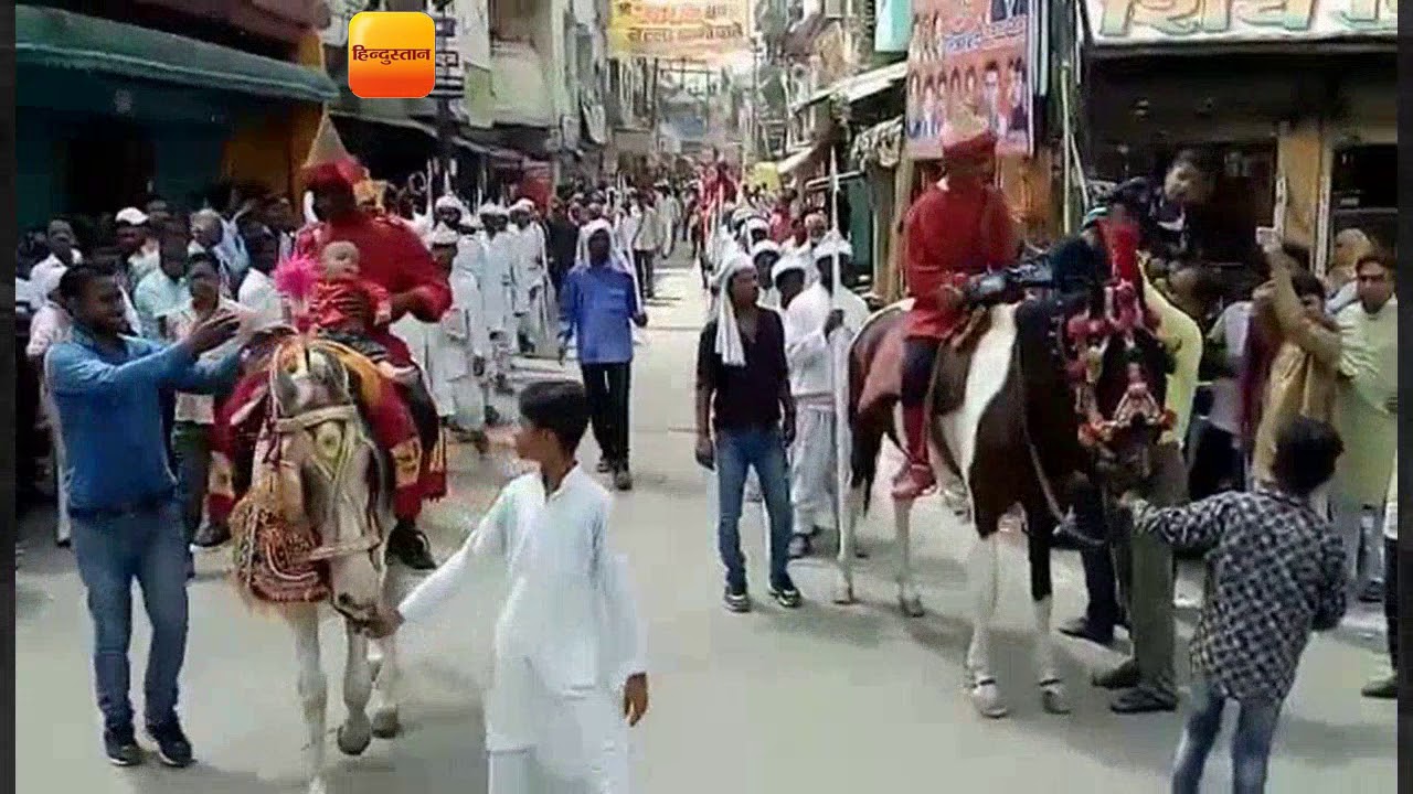 Gorakhpur Royal procession took out in traditional style with pomp and show