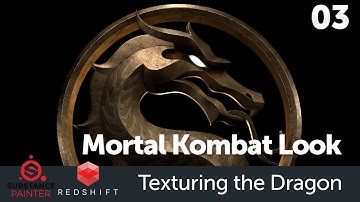 Mortal Kombat Look: Part 03 - Texturing the Dragon in Substance Painter and Lighting in Redshift C4D