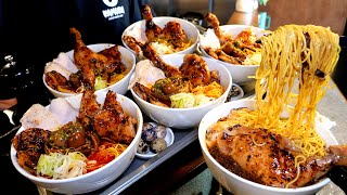 서울 라멘 3대장! 통닭다리 통째로 넣는 대왕 닭다리 라멘 / Chicken ramen / | Korean Street Food