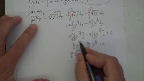 Indefinite integrals with radicals .AVI
