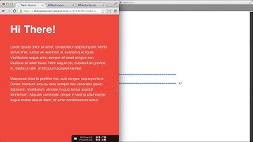CSS Foundations : Media Features and Media Types