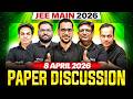 JEE Main 2026 Second Attempt Live Discussion 🔥