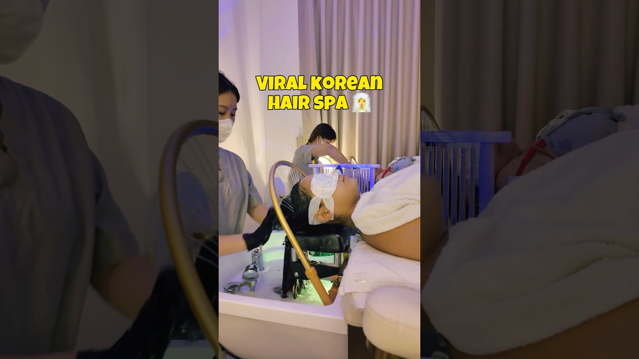 Viral hair 🧖&zwj;♀️ in Bangkok #bangkok #koreanhairspa #bangkokmustdo #travelselfcare #traveldiaries