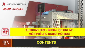 AUTOCAD 2020 - KHÓA HỌC ONLINE MIỄN PHÍ CHO NGƯỜI MỚI HỌC | SUGAR MEPF