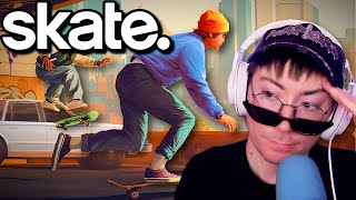 SKATEBOARDING and PARKOUR IN SKATE. (Skate 4)