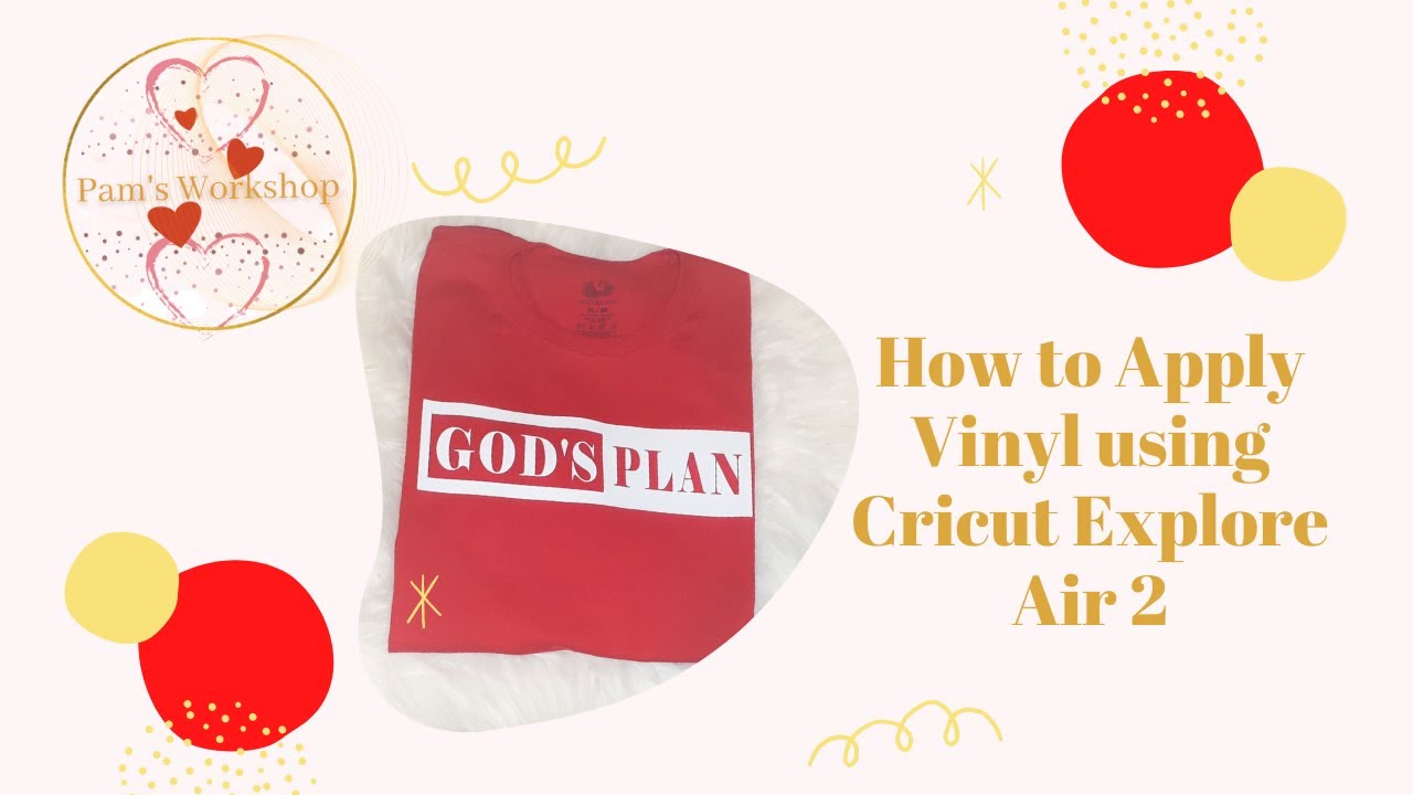 How to use Cricut Explore Air 2 to apply vinyl to a T-shirt - YouTube