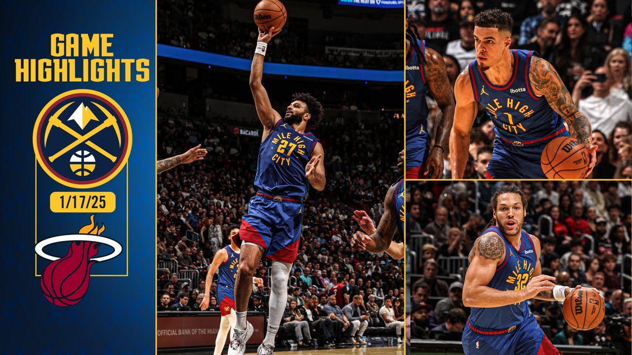 Denver Nuggets vs. Miami Heat Full Game Highlights 📺 | 1/17/25 - YouTube