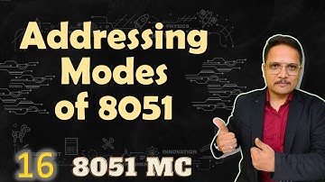 Addressing Modes of 8051 Microcontroller: Immediate, Register, Direct, Indirect, and Indexed