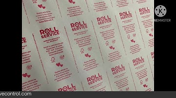 InLine Flexo One Color Printing Machine | Thermal Paper Printing Machine Water Base Ink | VECONTROL