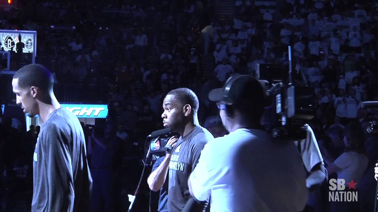 Mike D Of The Beastie Boys Introduces The Brooklyn Nets Starting Lineup mike-d-of-the-beastie-boys-introduces-the-brooklyn-nets-starting-lineup