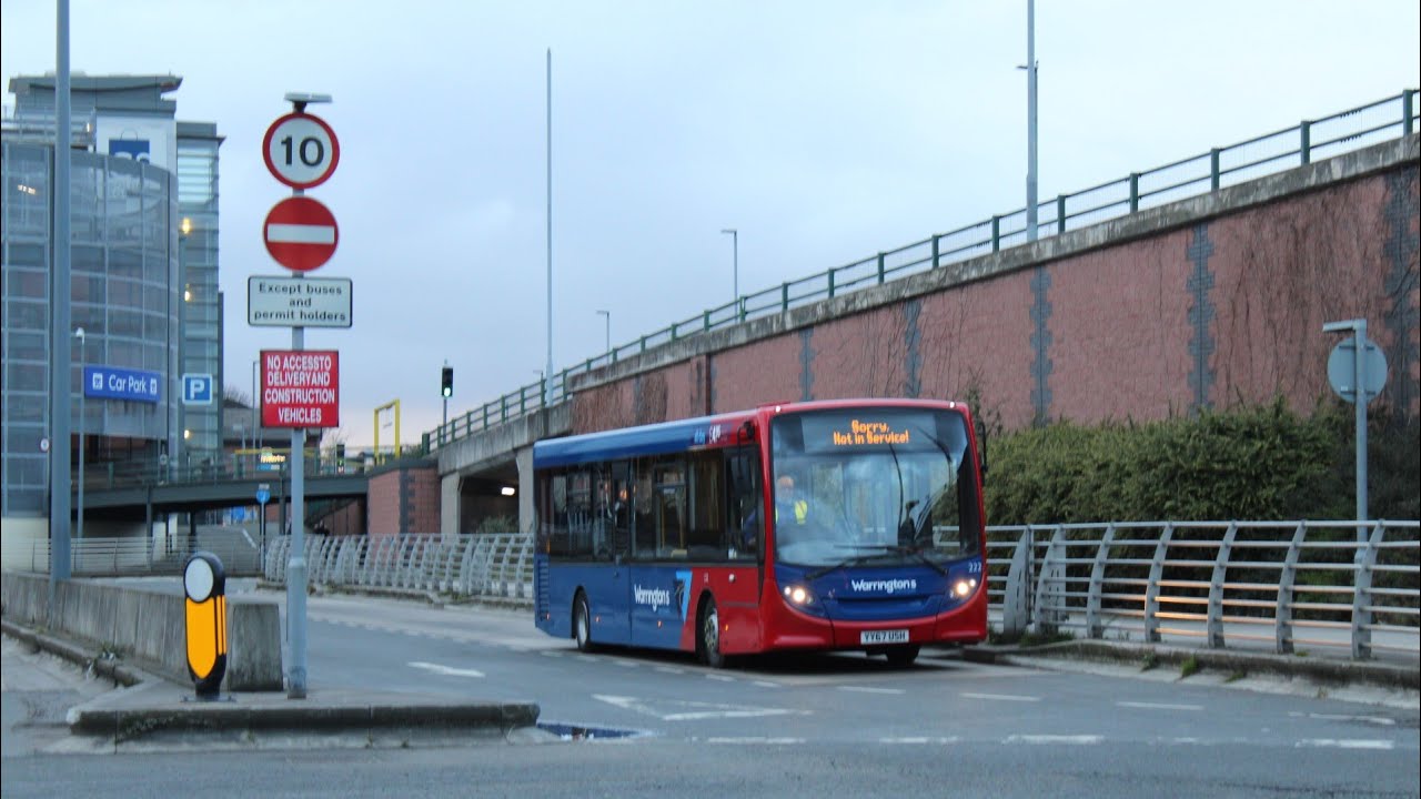 [🇬🇧UK] Warrington's Own Buses - Alexander Dennis Enviro 200 #222 - [🚍17➡️CALLANDS]