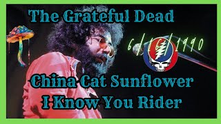 The Grateful Dead Live, China Cat Sunflower I Know You Rider 06/16/1990 #gratefuldead  #jerrygarcia