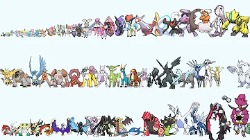 How many mythical Pokemon are there?