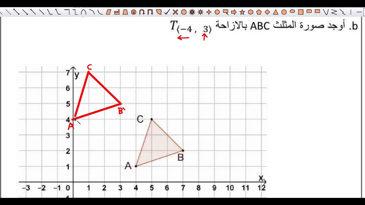 تاسع رياضيات مراجعة الاختبارات التجريبية